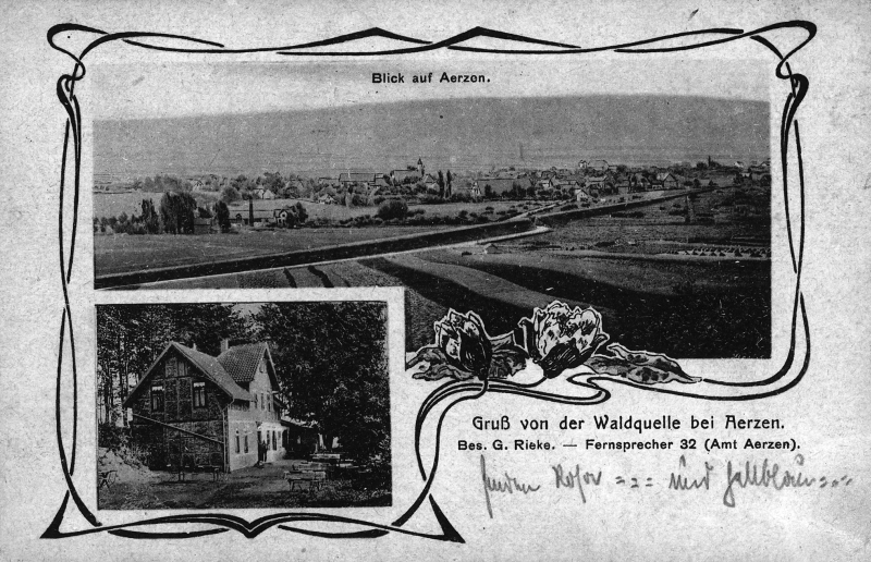 Waldquelle um 1900